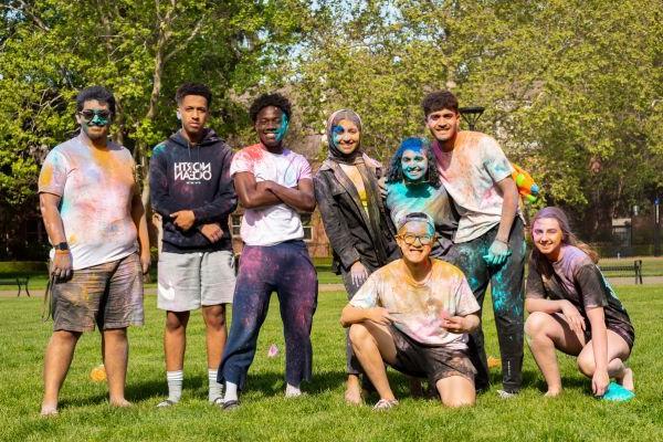 Students celebrate HOLI